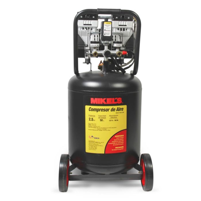 [CALA-2.5HP] Compresor de aire 2.5 HP (50 lts) LIBRE DE ACEITE