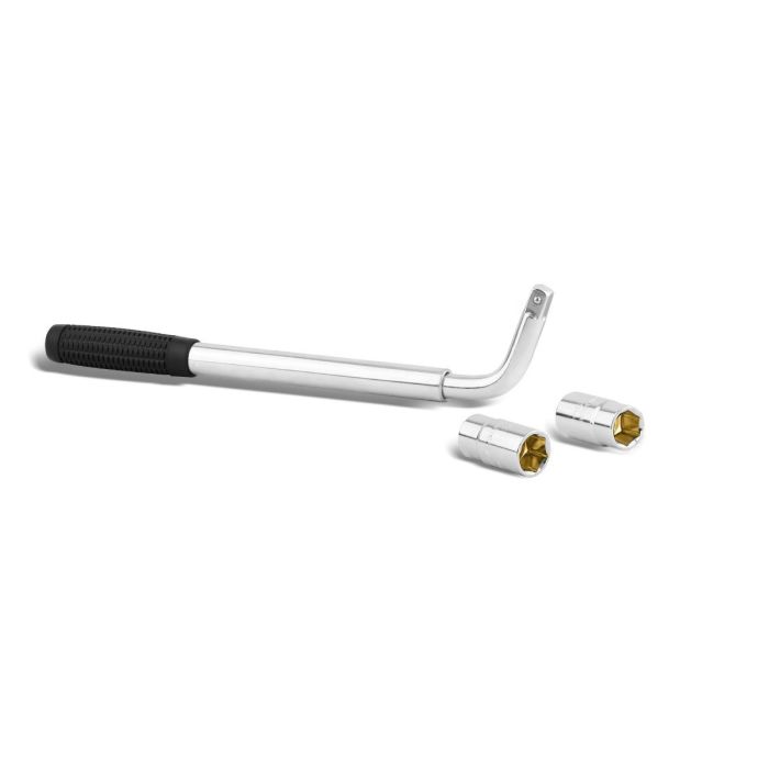 LLAVE TELESCÓPICA CON DADOS (17-19 MM, 21-23 MM)