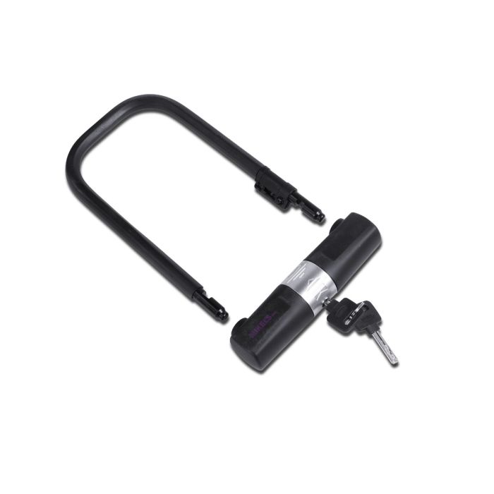 CABLE CANDADO TIPO U, RÍGIDO 12 MM, CON CABLE 1.2 MTS