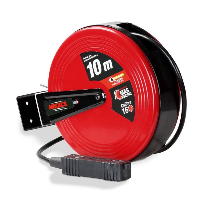 CARRETE CON EXTENSIÓN ELÉCTRICA (10 MTS)