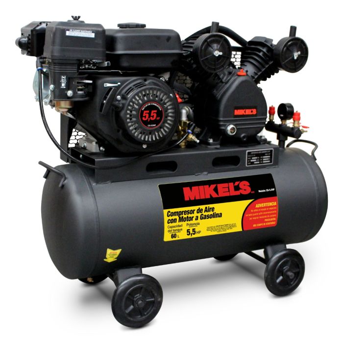 Compresor de aire 5.5 HP Motor a Gasolina (60 lts)