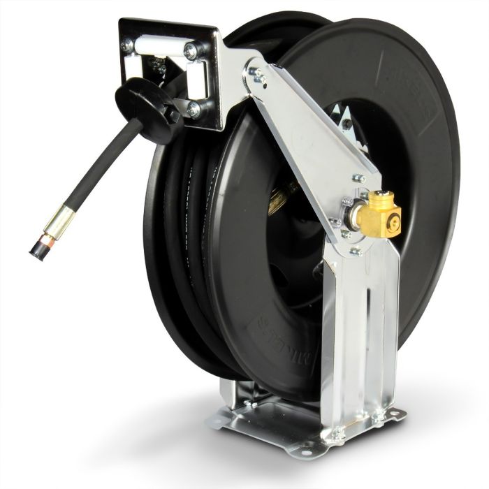 Carrete con manguera para grasa (1/4”, 6.4 mm)