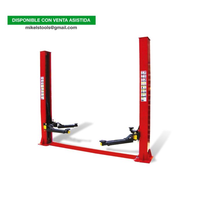 Elevador 2 postes sin travesaño (4,000 kgs)