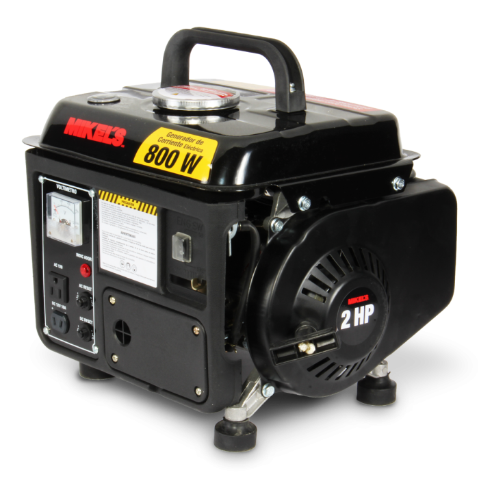 GENERADOR DE CORRIENTE ELÉCTRICA MOTOR 2 TIEMPOS (800 W / 2 HP)