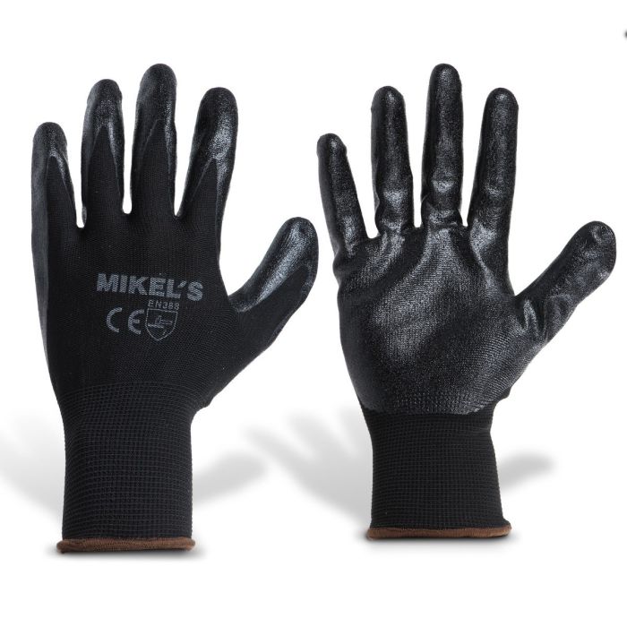 GUANTES PARA TRABAJO DE NYLON CON ESPUMA DE NITRILO (G)