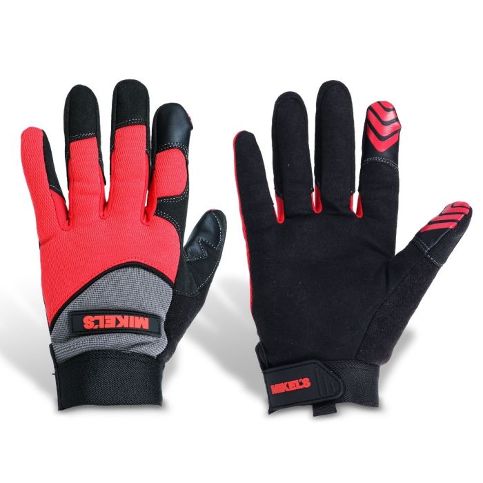 GUANTES PARA TRABAJO PARA MECÁNICO PIEL SINTÉTICA (M)