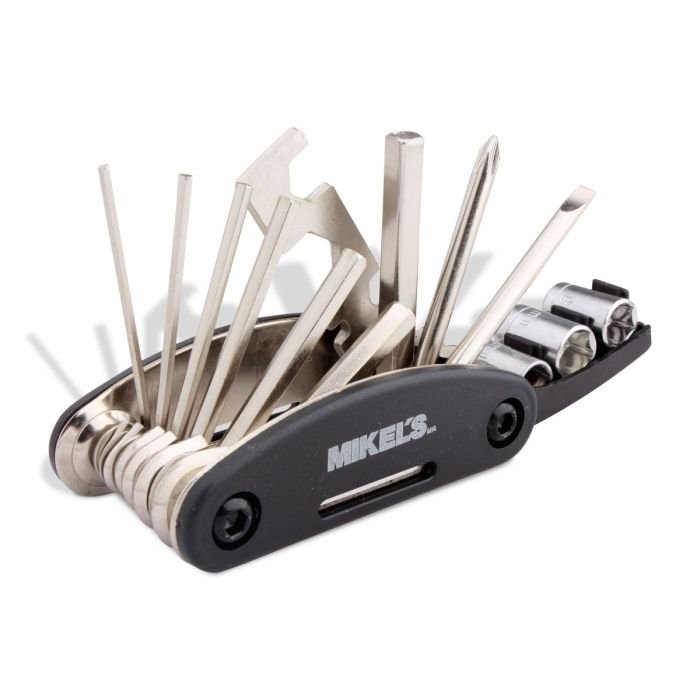 KIT MULTIHERRAMIENTA  PARA CICLISTA (15 EN 1)