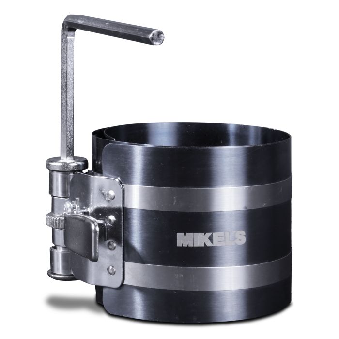 Opresor de anillos para pistón para motor a gasolina