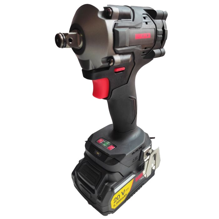 Pistola de impacto eléctrica-inalámbrica recargable (1/2”, 700 lb/ft)