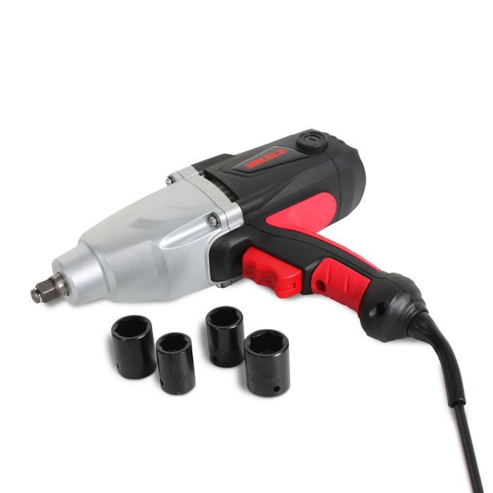 Pistola de impacto eléctrica (700 lb/ft) con 4 dados