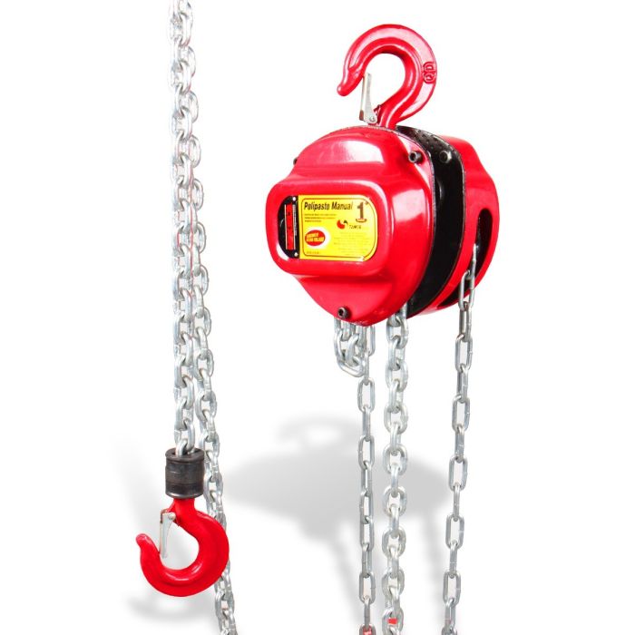 POLIPASTO MANUAL (1 TON, CADENA 3 MTS)