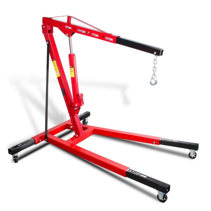PLUMA HIDRÁULICA PARA MOTOR CON EXTENSIONES (2 TON)
