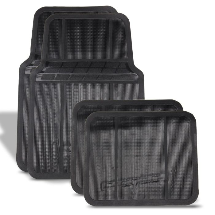 TAPETES PARA AUTO DE PVC, NEGROS