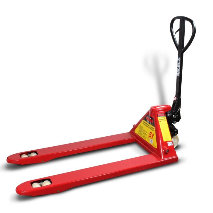 Patín hidráulico transpaleta con ruedas de nylon sistema tándem (5 ton)