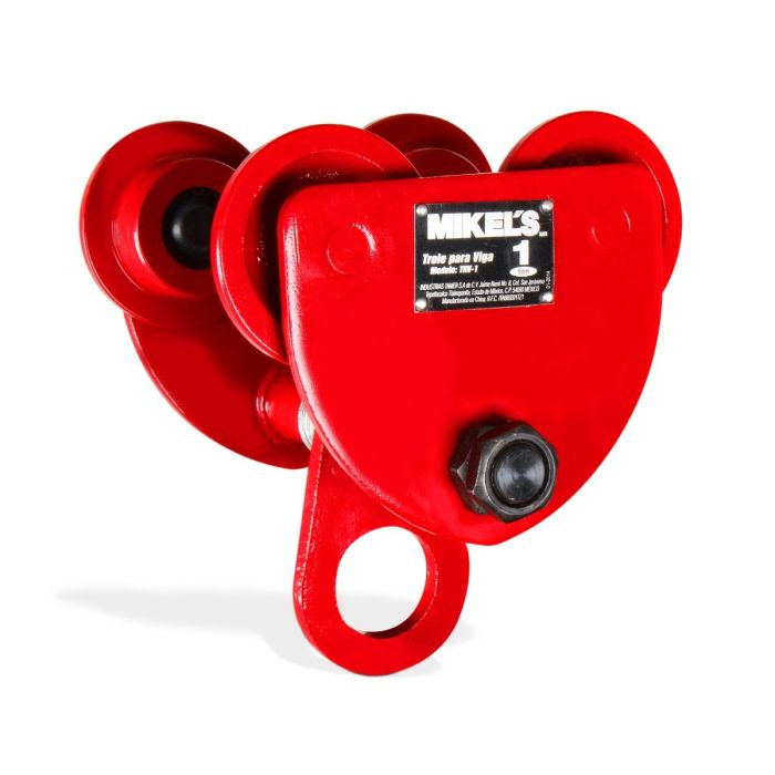 Trole para viga, ancho ajustable (1 ton)