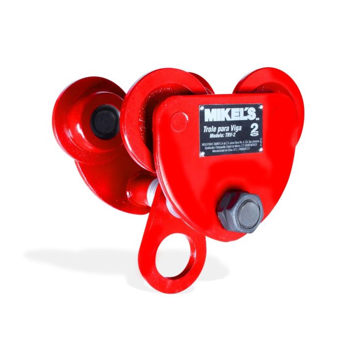 Trole para viga, ancho ajustable (2 ton)