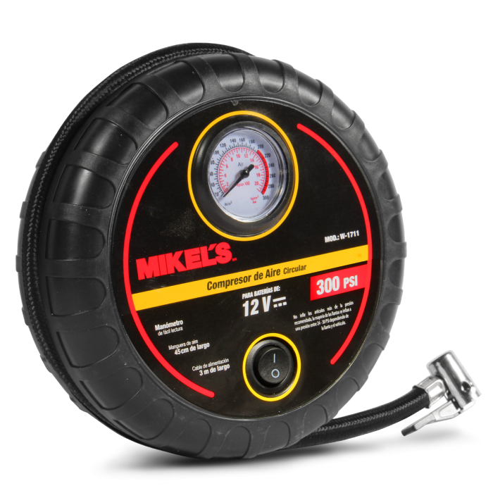 MINI COMPRESOR DE AIRE 12 V (300 PSI)